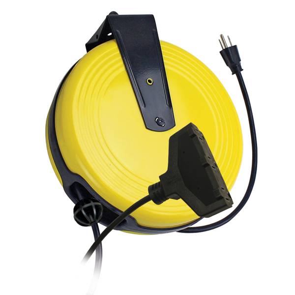 Prime 25' 3-Outlet Retractable Cord Reel - CR211625