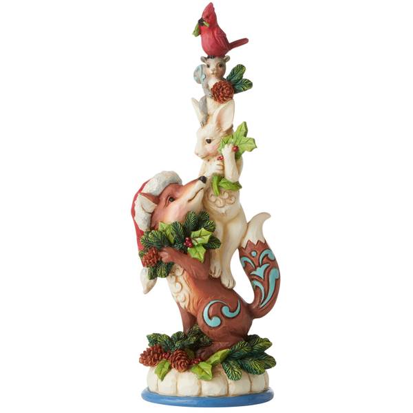 stacked farm animals figurine