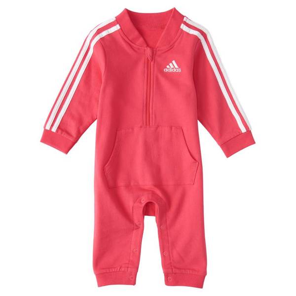 Adidas Infant Kids' Tracksuit Coveralls, Fresh Pink, 3M - AM1021-AP08 ...