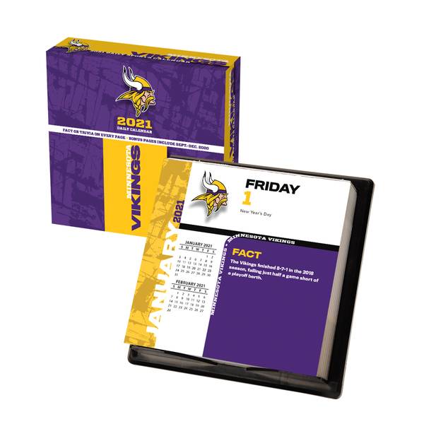 Lang Minnesota Vikings 2021 Box Calendar - 21998051444 | Blain's Farm