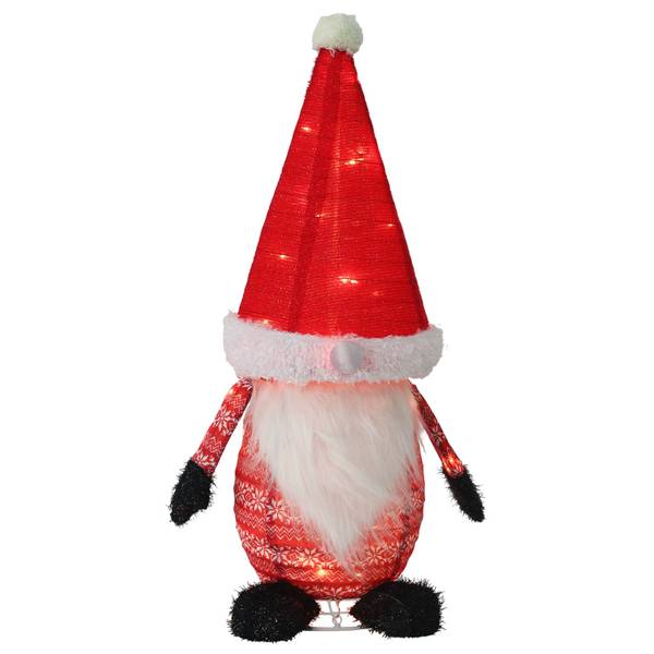 Sylvania 35" Tall Santa Gnome Outdoor Christmas Light Display V54267