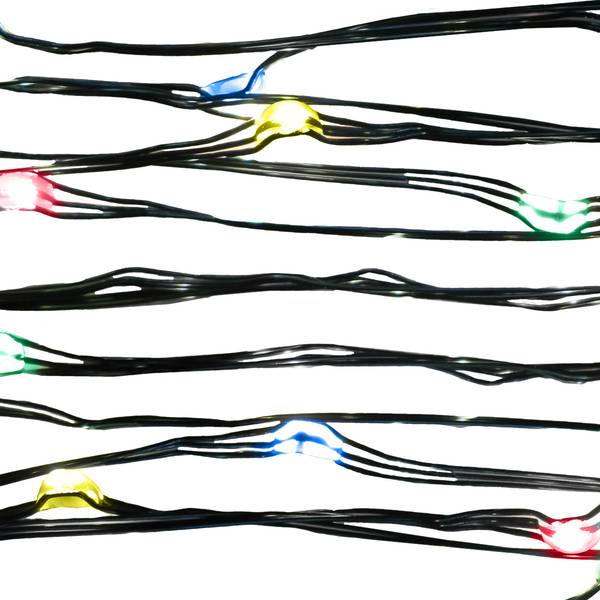 130584 100 Count Battery-Operated LED Microdots Lights - Multi Color