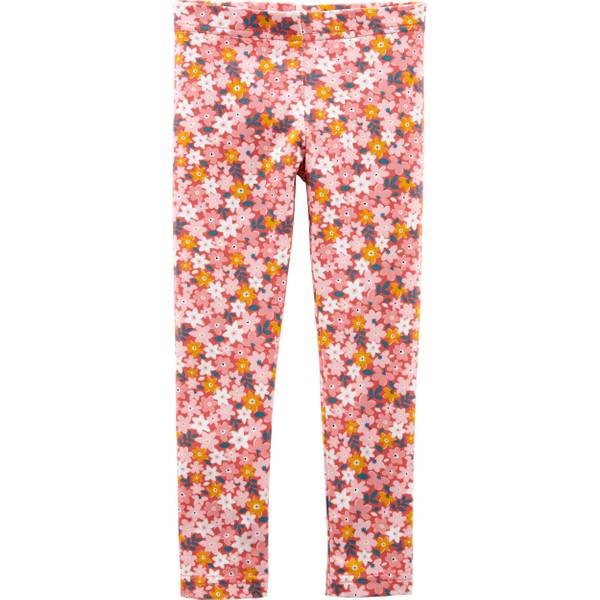Carter/'s Toddler Girls/' TWO Pair Leggings Small Floral Print /& Faux Denim NWT