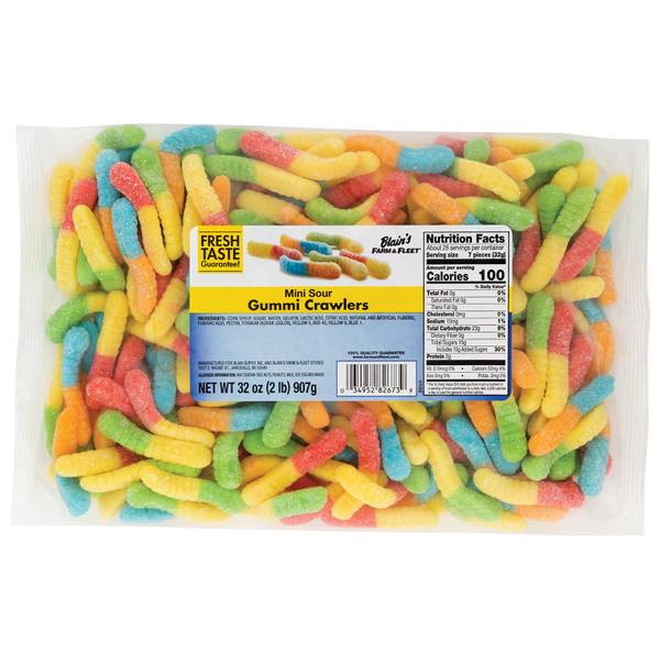 Blain's Farm & Fleet 32oz Mini Gummi Crawlers - 706692 | Blain's Farm ...