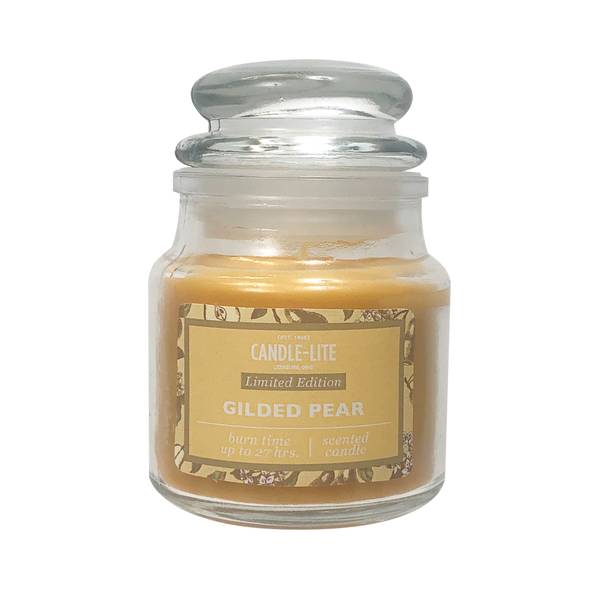 CandleLite 3 oz Gilded Pear Jar Candle 4490727 Blain's Farm & Fleet
