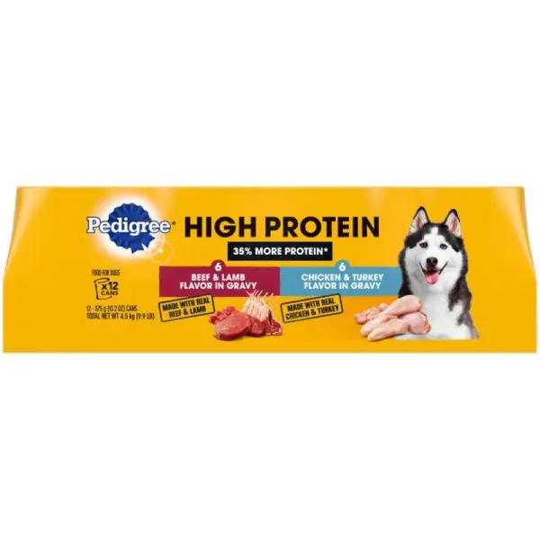 Pedigree Homestyle Meals Adult Wet Dog Food - 13.2 Oz., 12 Count, Variety  Pack, Flavor: Chicken