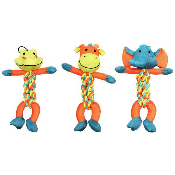 Chomper Braided Rope Body Dog Toy Assortment WB15636 Blain's Farm & Fleet