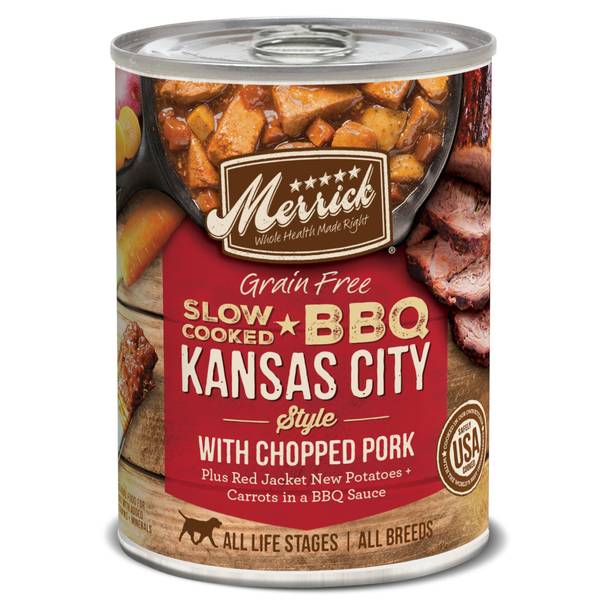 Merrick 12.7 oz BBQ Kansas City Style Chopped Pork Recipe 8284012