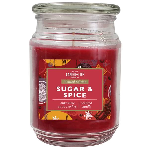CandleLite 18 oz Sugar and Spice Jar Candle 4488654 Blain's Farm
