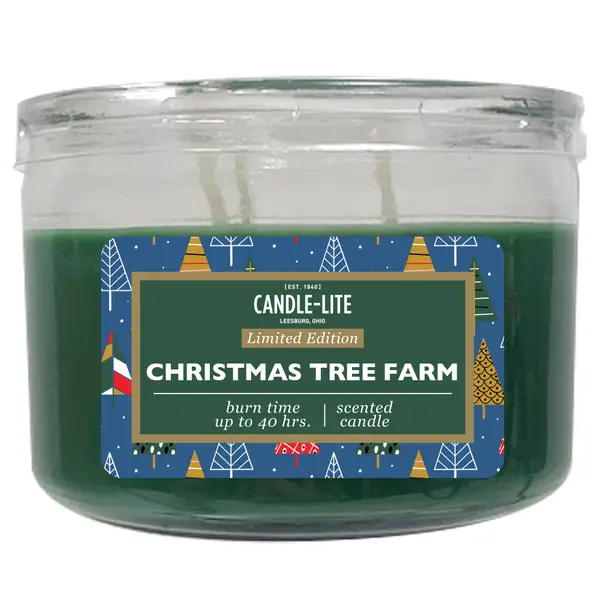 Candle Lite 10 Oz 3 Wick Christmas Tree Farm Jar Candle 4258661 Blain S Farm Fleet