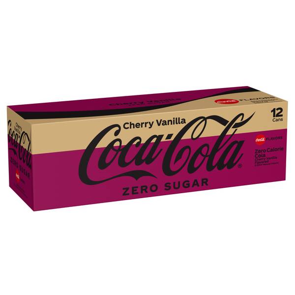 Coca-Cola 12-Pack Zero Sugar Cherry Vanilla Coke - 157231 | Blain's ...