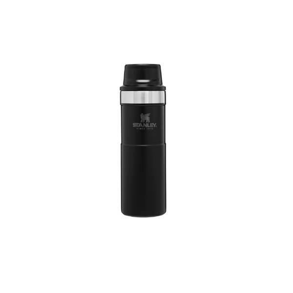 Stanley Mountain thermos flask with mug, 0.47l, black