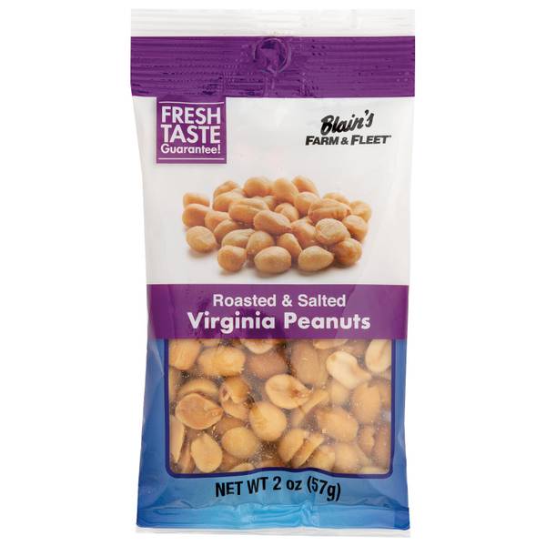 Blain's Farm & Fleet 2 Oz Roasted & Salted Virginia Peanuts - 706276 