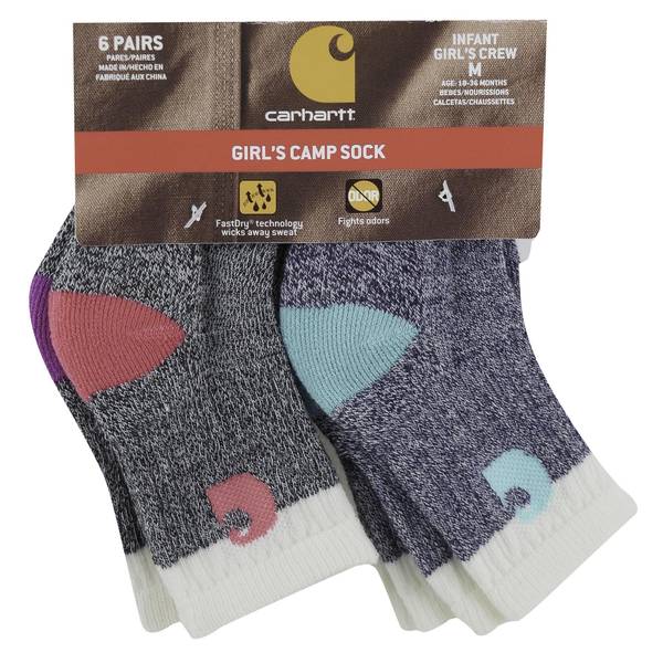 Carhartt Girl's Camp Socks CHVA0014C6MM Blain's Farm & Fleet