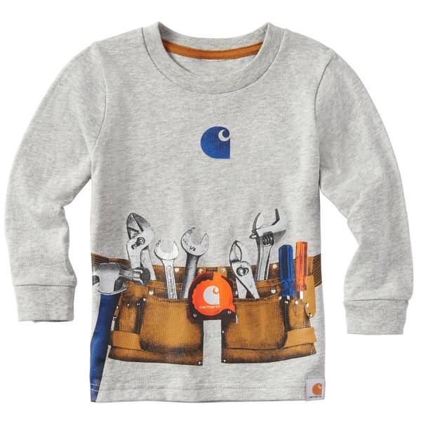  Carhartt Boys' Toddler Short-Sleeve Trail Runner T-Shirt,  Bright Cobalt, 2T: Clothing, Shoes & Jewelry