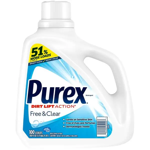 Purex 150 oz Free & Clear Detergent - 024200050207 | Blain's Farm