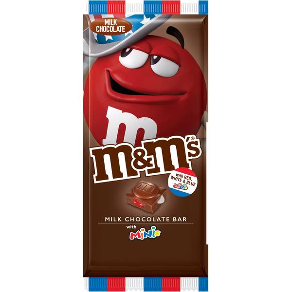 M&M's Milk Chocolate Bar with Minis & Peanuts, 3.9 oz - Foods Co.