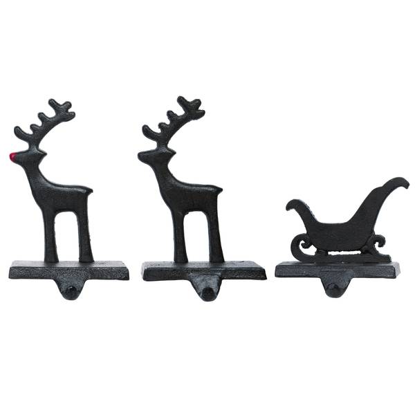 Valyria Cast Iron Sleigh Reindeer Stocking Holder Assortment Y8020 Blain's Farm & Fleet