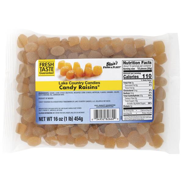 Blain's Farm & Fleet 16 oz Candy Raisins - 706300 | Blain's Farm & Fleet