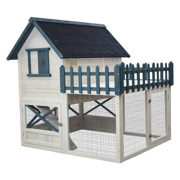 Advantek The Balcony White Chicken Coop KA21938 Blain's Farm & Fleet