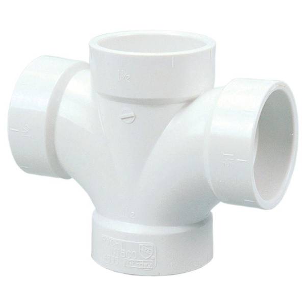 Tigre 1-1/2 Double Sanitary Tee ALL HUB DWV - 428-3509
