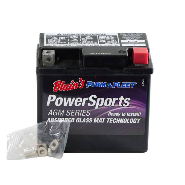 Blain's Farm & Fleet AGM PowerSports Battery, 5L Blain's Farm & Fleet