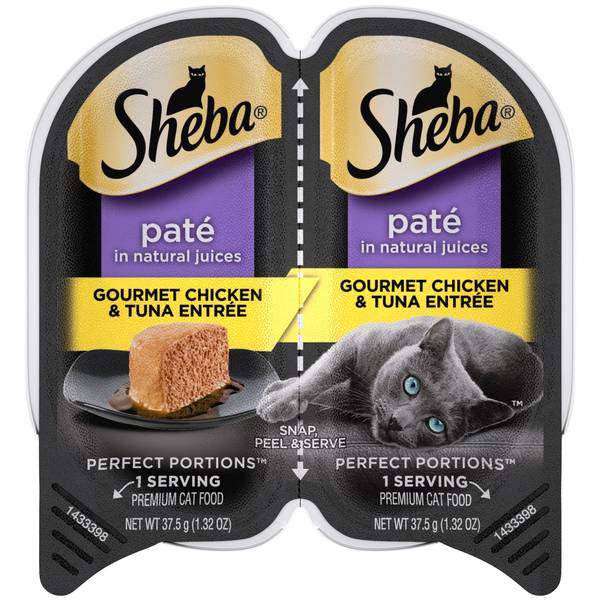 Photo of Perfect Portions Chicken and Tuna Pate Cat Food 2.65 oz