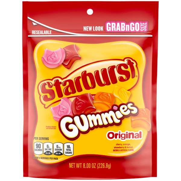 Starburst 8 Oz Original Gummies - 022000276107 | Blain's Farm & Fleet