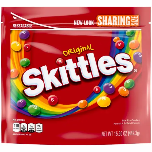 SKITTLES Shriekers Sour Fun Size Chewy Halloween Candy, 10.72oz