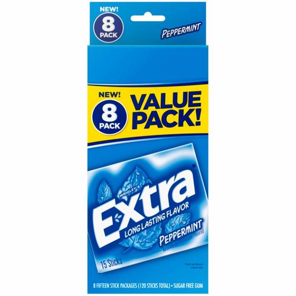 Extra 8 Pack Peppermint Gum Blain S Farm Fleet