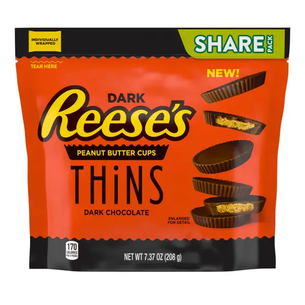 Reese's Crunchy Milk Chocolate King size, Individually Wrapped, 2.8 oz