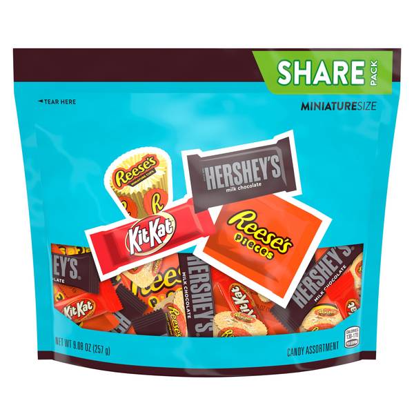 Hershey's 9.08 oz Miniatures Candy Assortment 3400039992 Blain's