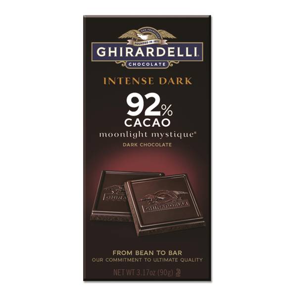 Ghirardelli 3.17 Oz Intense Dark Chocolate 92% Cacao Bar - 517180 ...