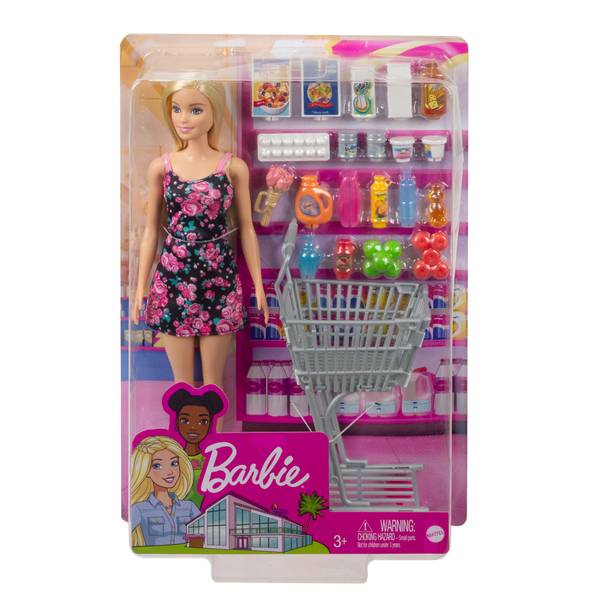 barbie shopping playset