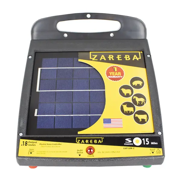 Zareba 15-Mile Solar Low Impedance Fence Charger - ESP15M-Z | Blain's Farm  & Fleet