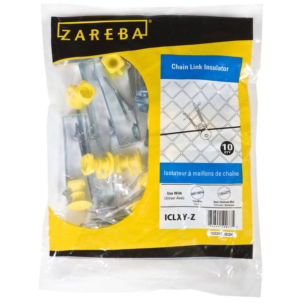 Zareba 10Pack Yellow Chain Link Insulator ICLXYZ Blain's Farm & Fleet