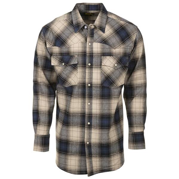 Work n' Sport Men's Western Flannel Shirt - 44519-035-L | Blain's Farm ...