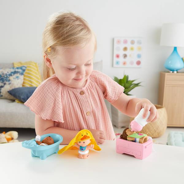 little people babies love & care gift set