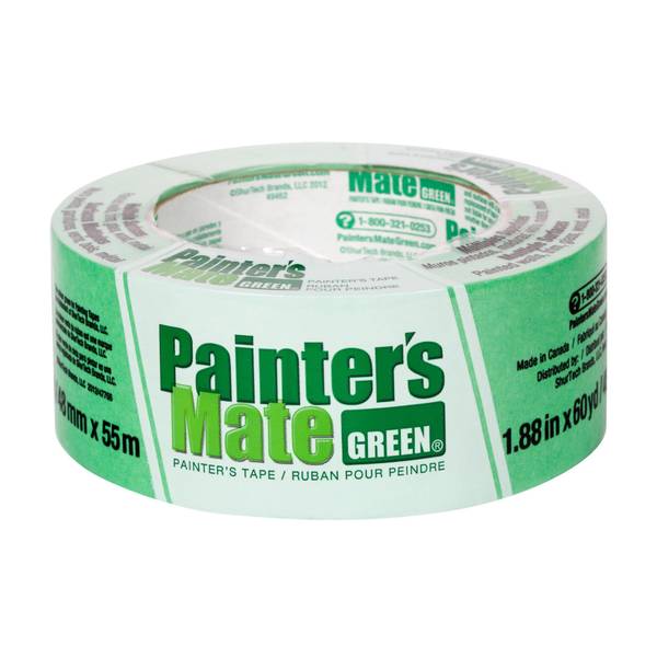 3M Scotch General Painting Multi-Surface Painter's Tape, UV-Resistant,  Green, 1.88-in x 60-yd