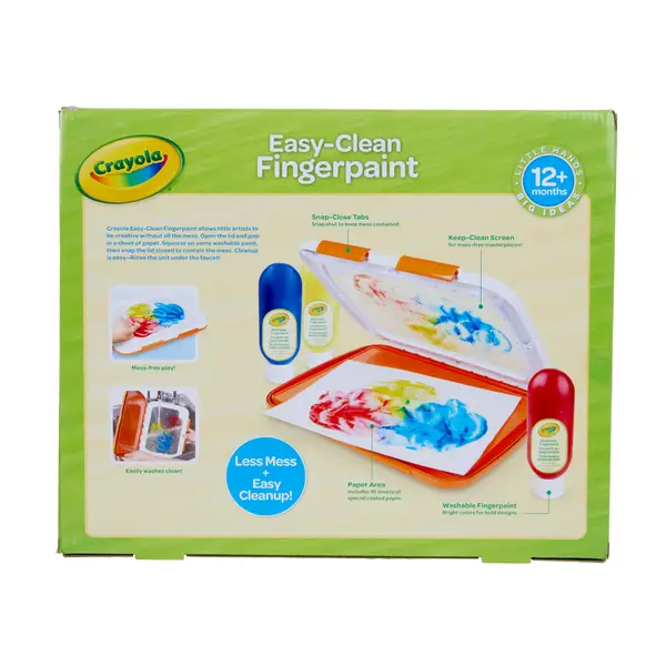 Little Artist Antimicrobial Finger Paint Tray, 16 x 1.8 x 12, Blue