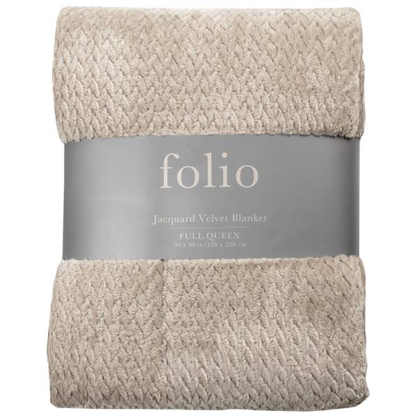 Northpoint Trading Folio Jacquard Berber King Blanket 19475 Blain's