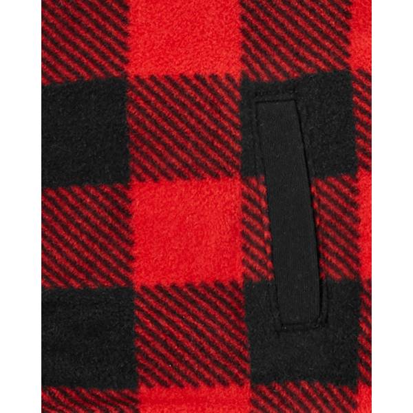 carter's buffalo plaid vest