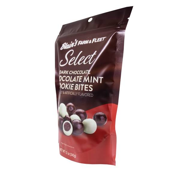 Blain's Farm & Fleet 12 oz Select Chocolate Mint Cookie Bites