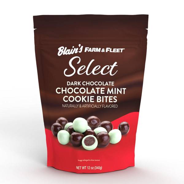 Photo of 12 oz Select Chocolate Mint Cookie Bites