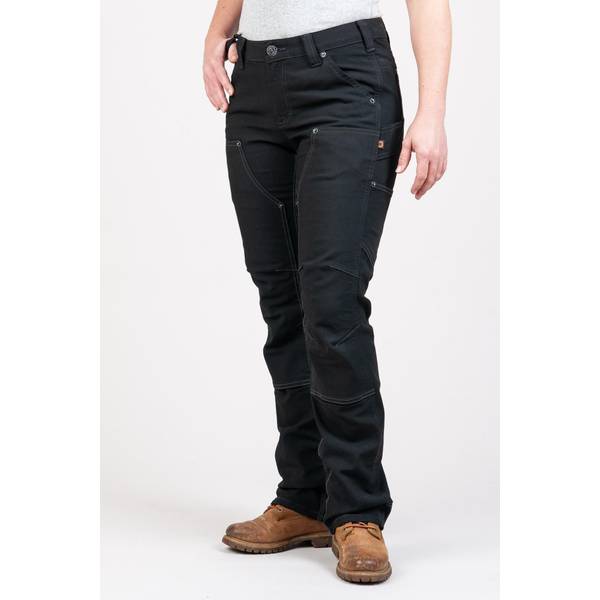 women's plus size black work pants