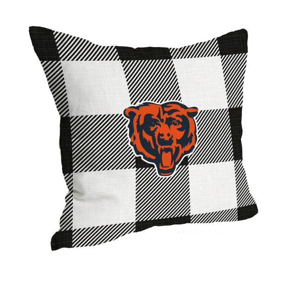 Nfl Chicago Bears 18 X18 Buffalo Check, Chicago Bears King Size Bedding