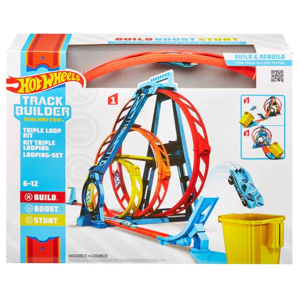 hot wheels track builder looping challenge