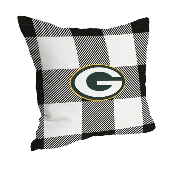 Green Bay Packers 18'' x 18'' Helmet Logo Duck Cloth Décor Pillow Cover