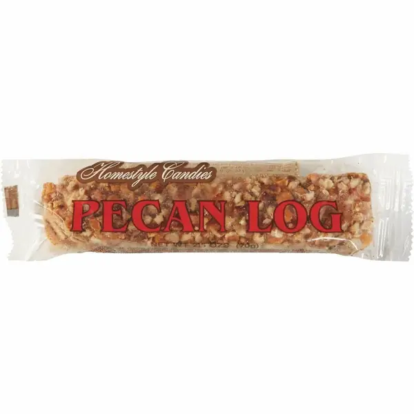 Pecan Log (2.5 oz) – Fedele's Chocolates