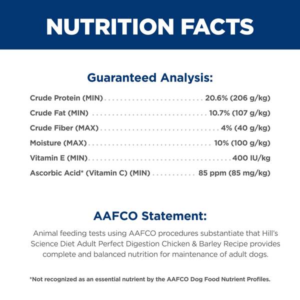 Hill's Science Diet 22lb Chicken, Brown Rice & Whole Oats Recipe
